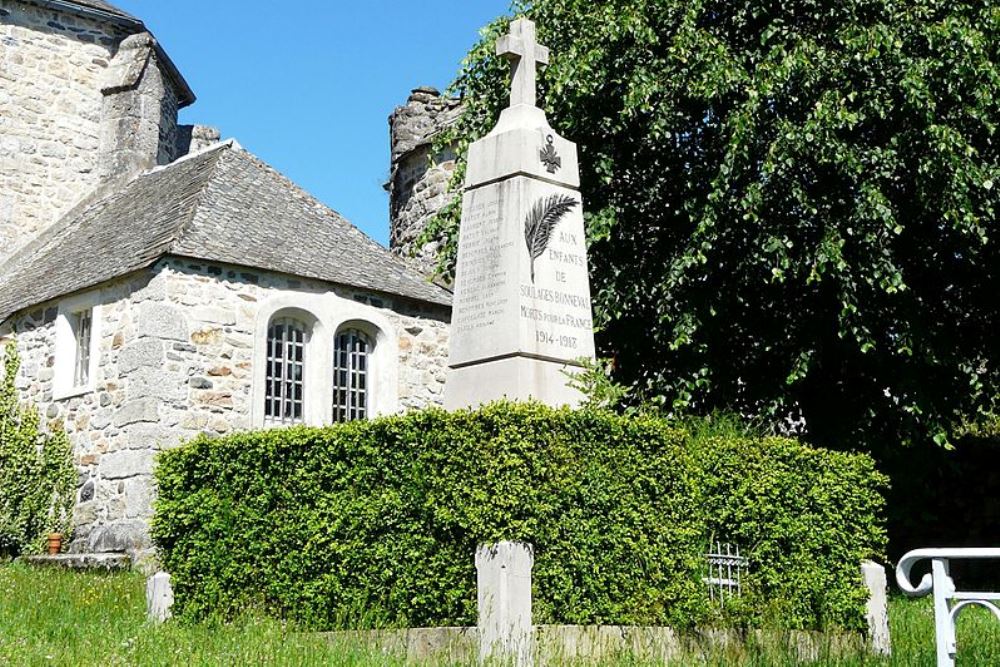 Monument Eerste Wereldoorlog Soulages-Bonneval #1