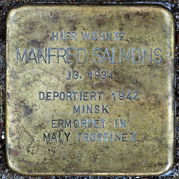 Stolpersteine Kickenstrae 6 #1