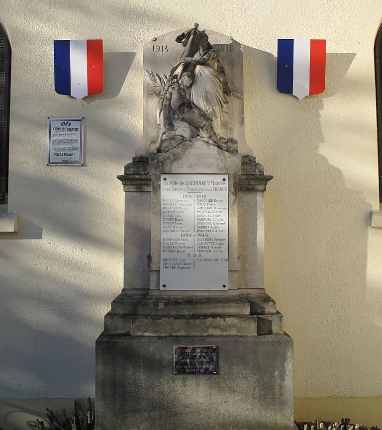 Oorlogsmonument Gournay-sur-Marne