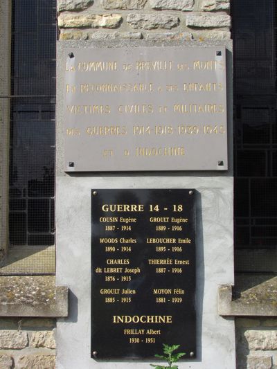 Oorlogsmonument Bréville-les-Monts #1