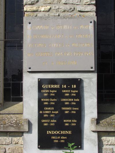 Oorlogsmonument Brville-les-Monts #1