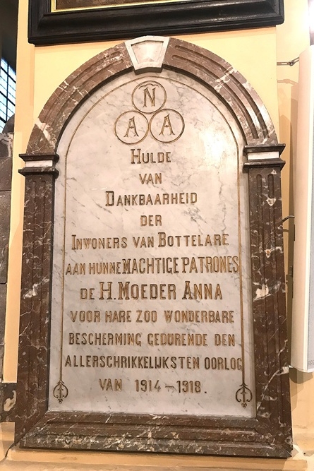 Commemorative Plates World Wars Bottelare #4