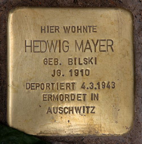 Stolpersteine Westfälische Straße 70 #3
