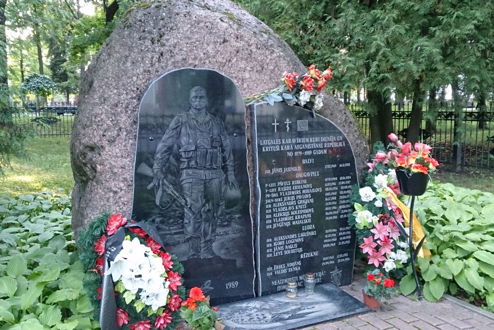 Monument Gesneuvelden Afghanistan Rezekne #1