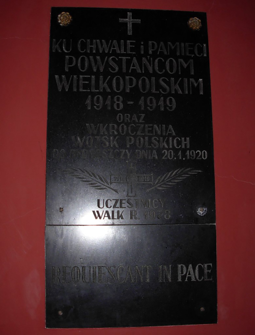 Memorials Bydgoszcz Cathedral