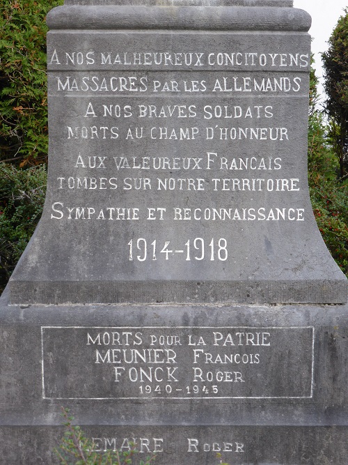Oorlogsmonument Hamipré #3