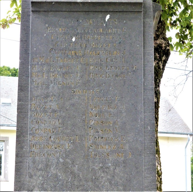 Oorlogsmonument Sainte-Marie-Chevigny #4