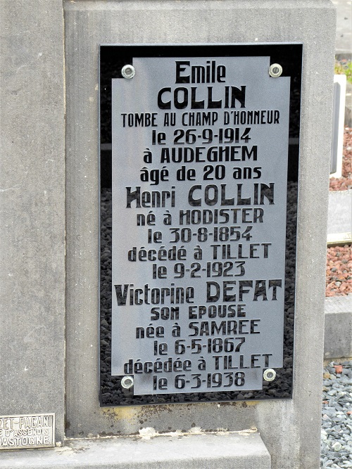 Belgische Oorlogsgraven Tillet #3