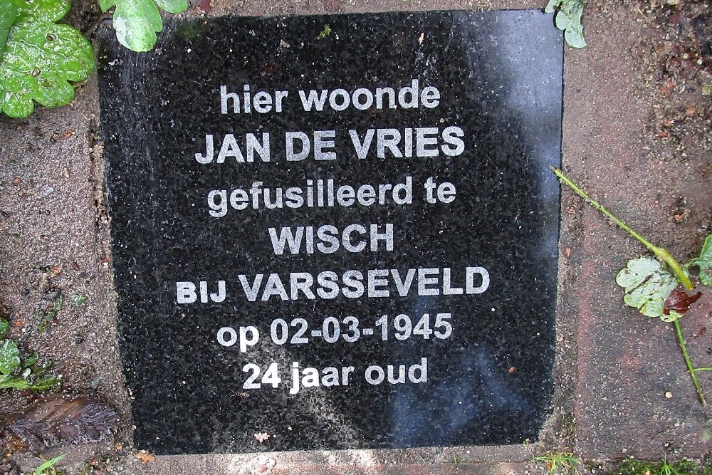 Memorial Stone Koningin Sophialaan 4 #1