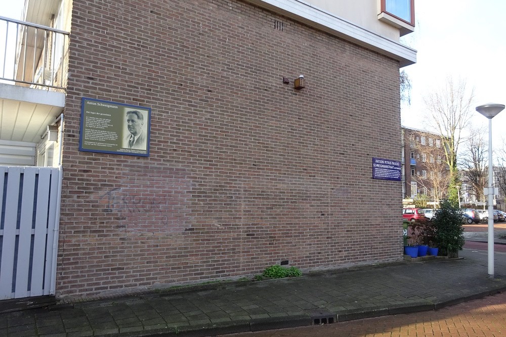 Memorial Plates Slotermeer Schweigmannstraat #2