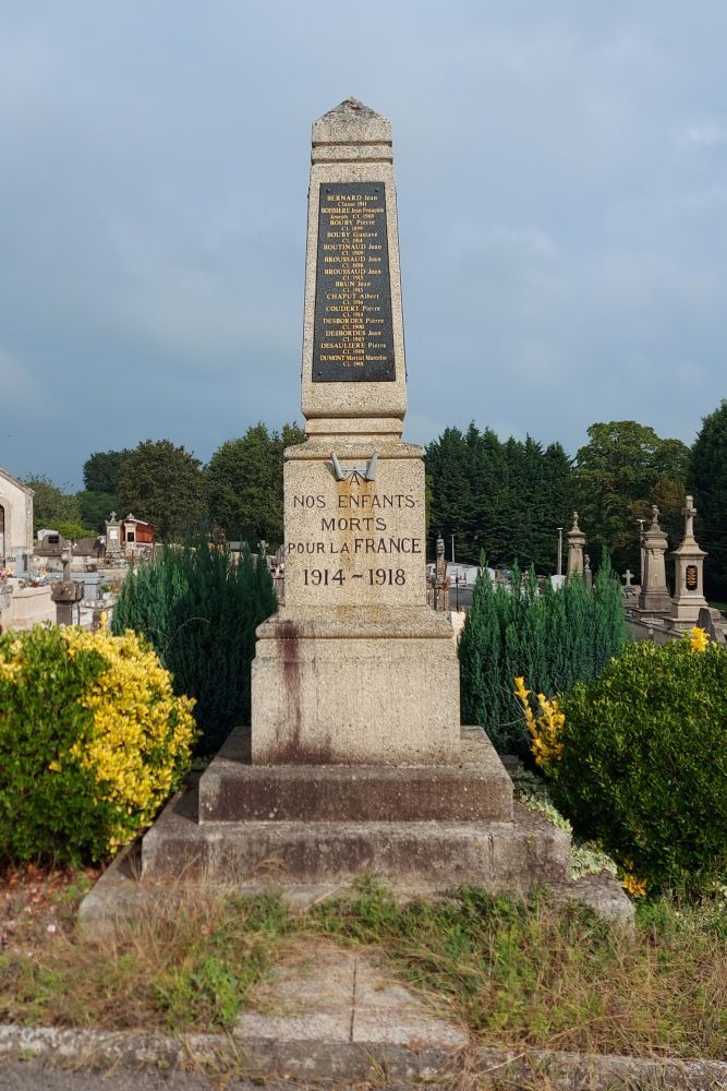 Oorlogsmonument Cognac-la-Forêt #5
