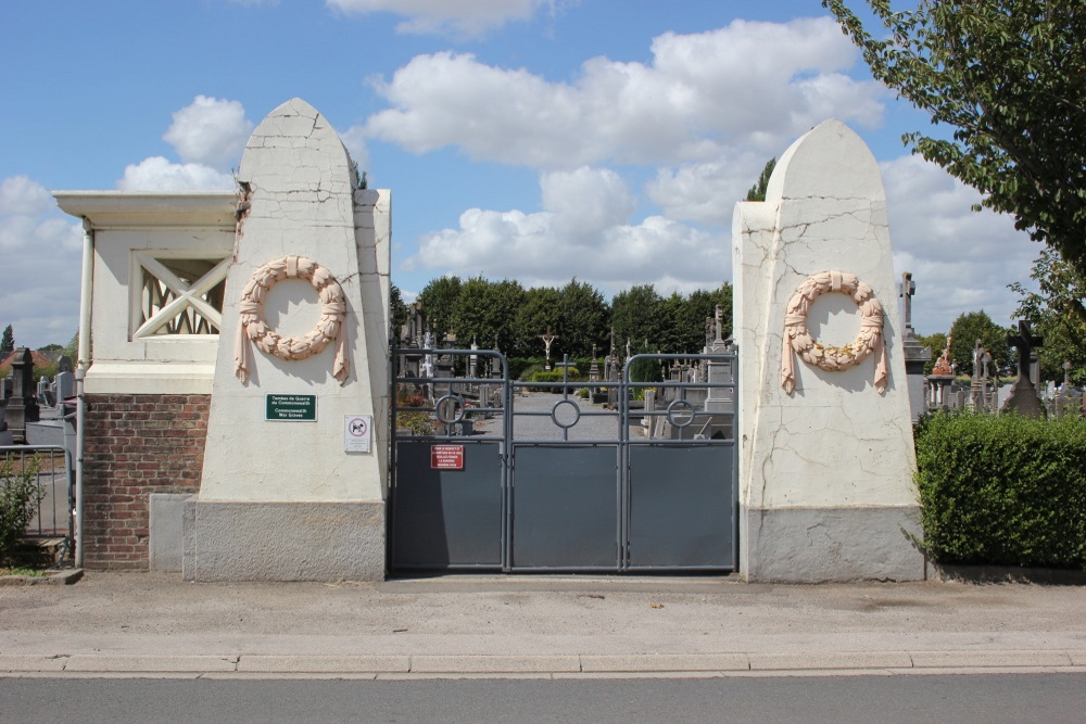 Oorlogsgraven van het Gemenebest Vieux-Berquin