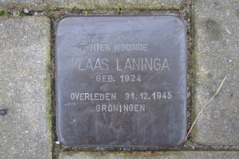 Stolperstein Noordwolderweg 105 #1