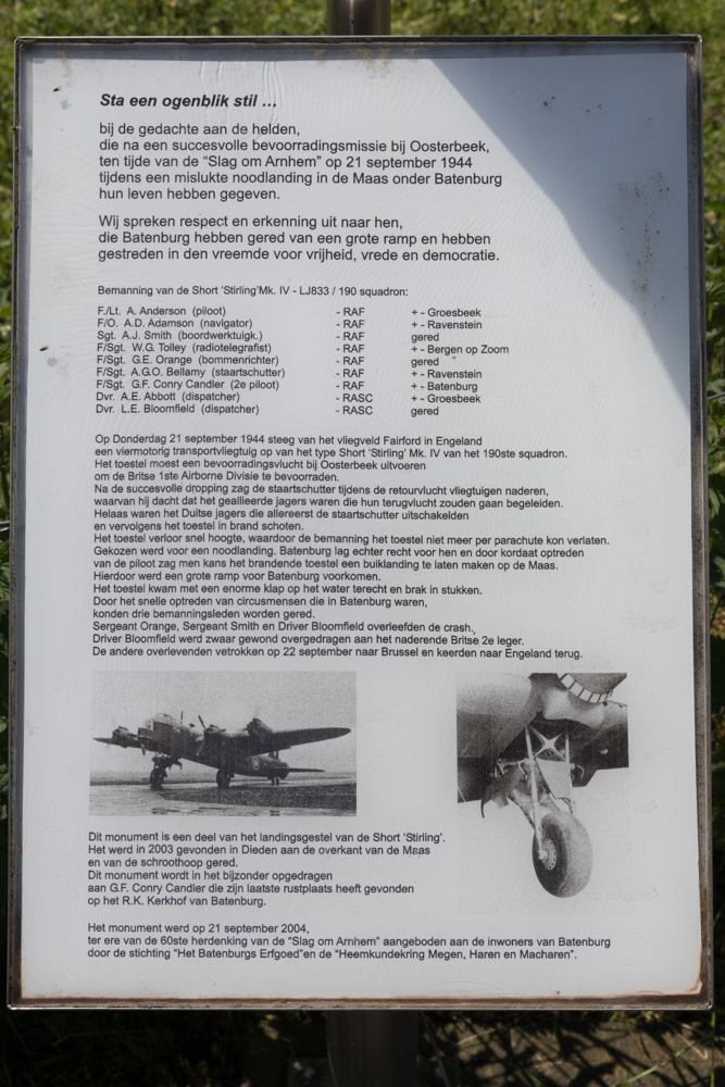 Monument Landing Gear Stirling Batenburg #2