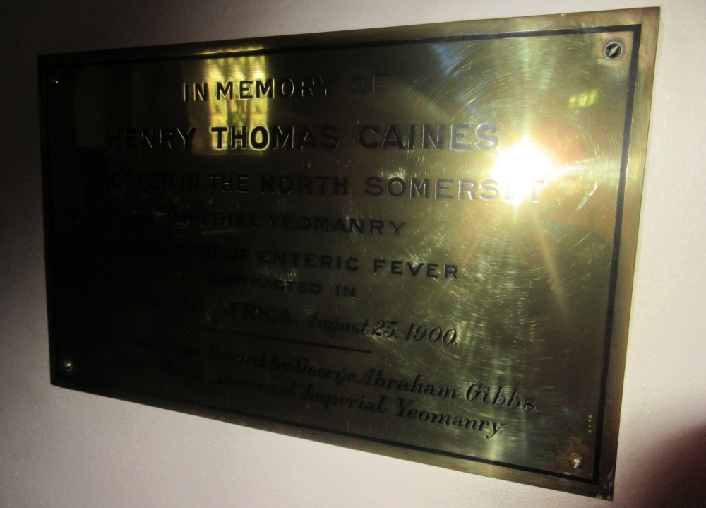 Memorial Henry Thomas Caines #1