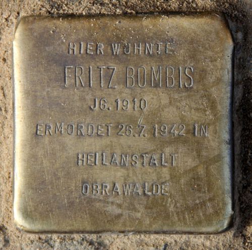 Stolperstein Schillingstrae 43 #1