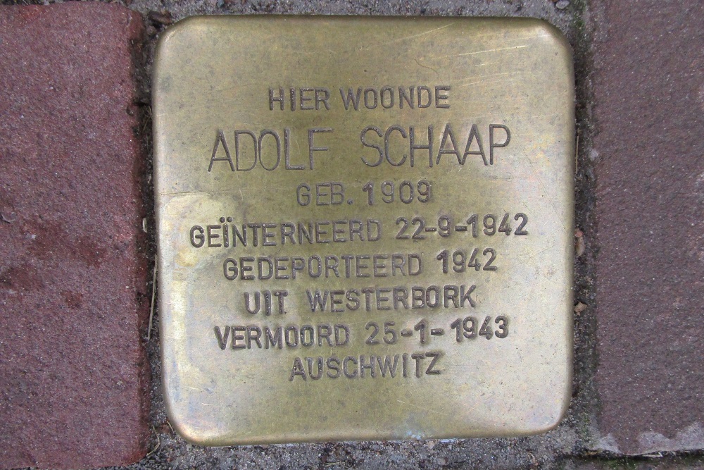 Stolpersteine Nieuwe Amstelstraat voormalig 33 #3