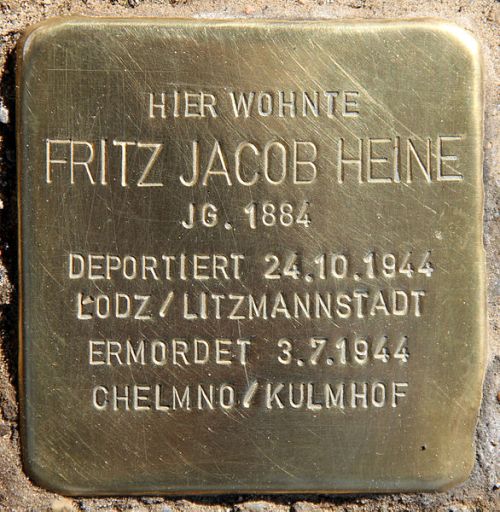 Stolpersteine Eichenallee 3