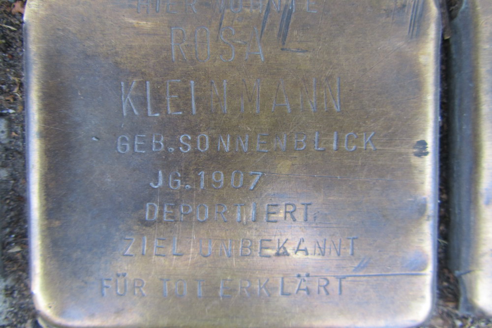 Stolpersteine Berliner Straße 19 #3