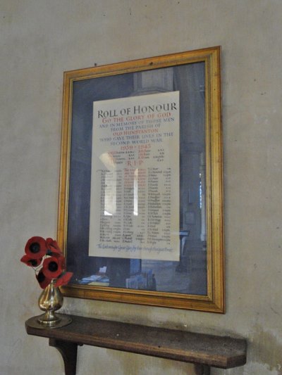 Oorlogsmonument St. Mary the Virgin Church Old Hunstanton #2