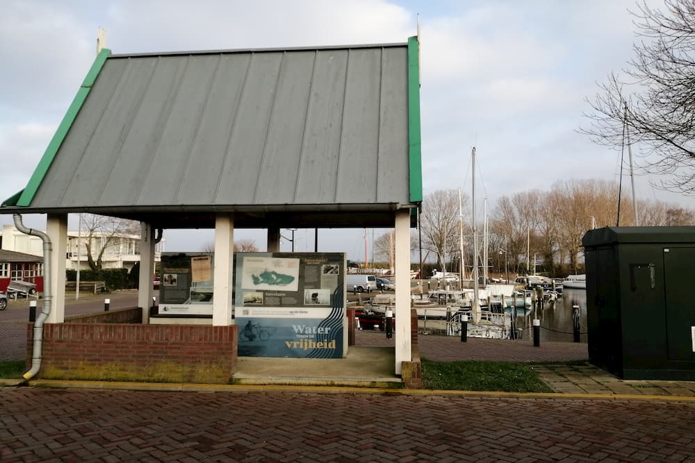 Informatie Bord Inundatie Stad aan 't Haringvliet #1