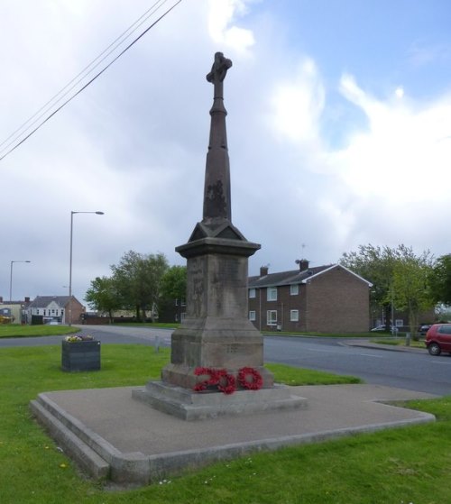 War Memorial Guide Post and Choppington #1