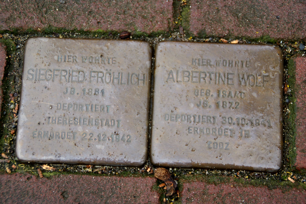 Stolpersteine Orkstrae/Wallanlage #1