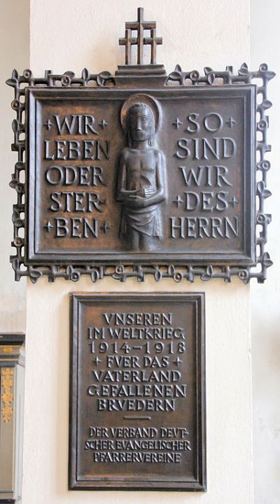 Oorlogsmonument Verband Deutscher Evangelischer Pfarrervereine