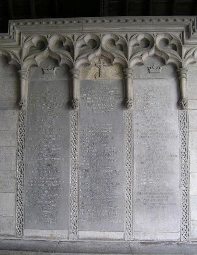 Oorlogsmonument St Canice Cathedral Kilkenny #2