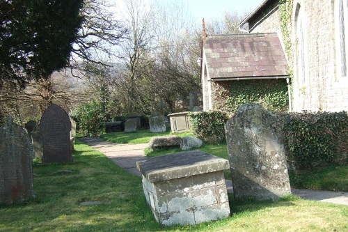 Commonwealth War Graves Rhydybriw Churchyard #1