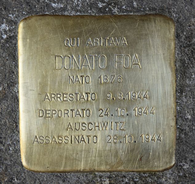 Stolpersteine Via Ormea 40