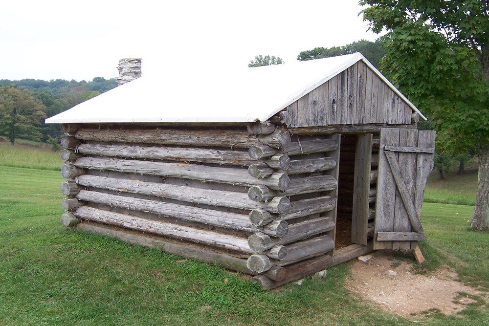 Reconstructed Log Hut Fort Donelson #1