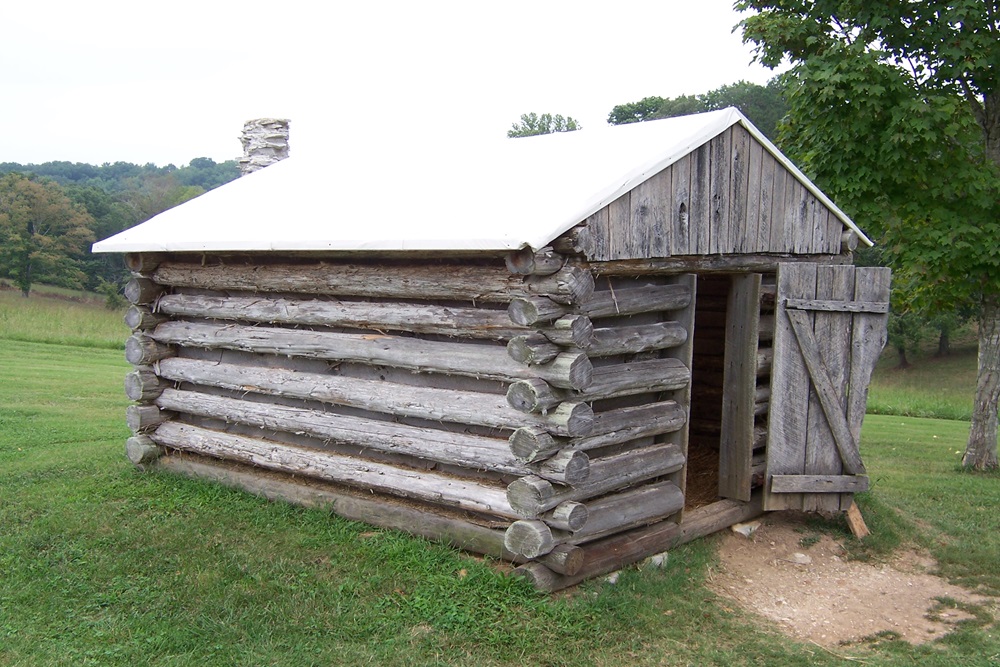 Gereconstrueerde Hut Fort Donelson