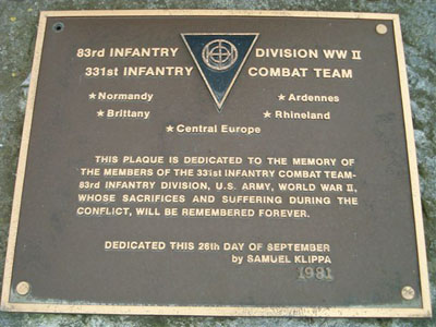 Memorial 331st Infantry Combat Team #2