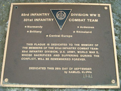 Memorial 331st Infantry Combat Team #2