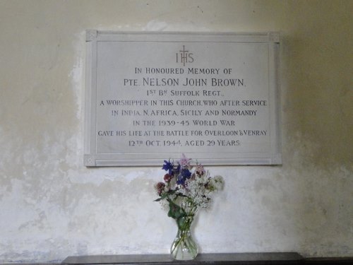 War Memorial All Saints Church Great Ashfield #2