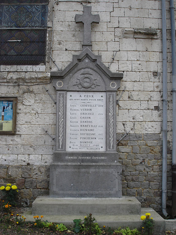 Oorlogsmonument Hézecques #1