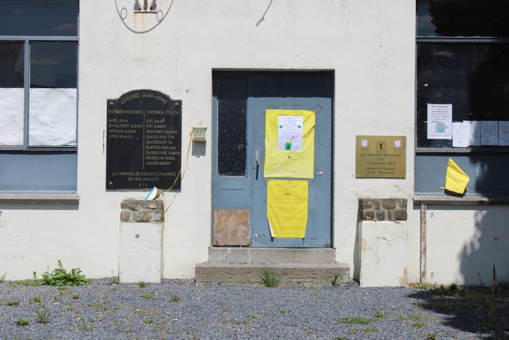 Memorials Second World War Goegnies-Chausse