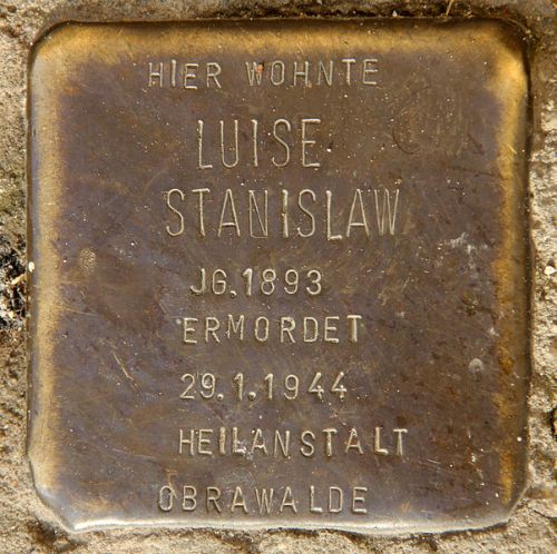 Stolperstein Scharnweberstrae 72 #1