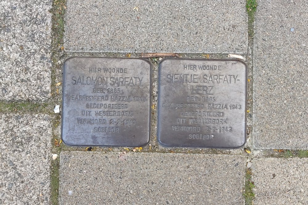 Stolpersteine Joubertstraat 16 #1