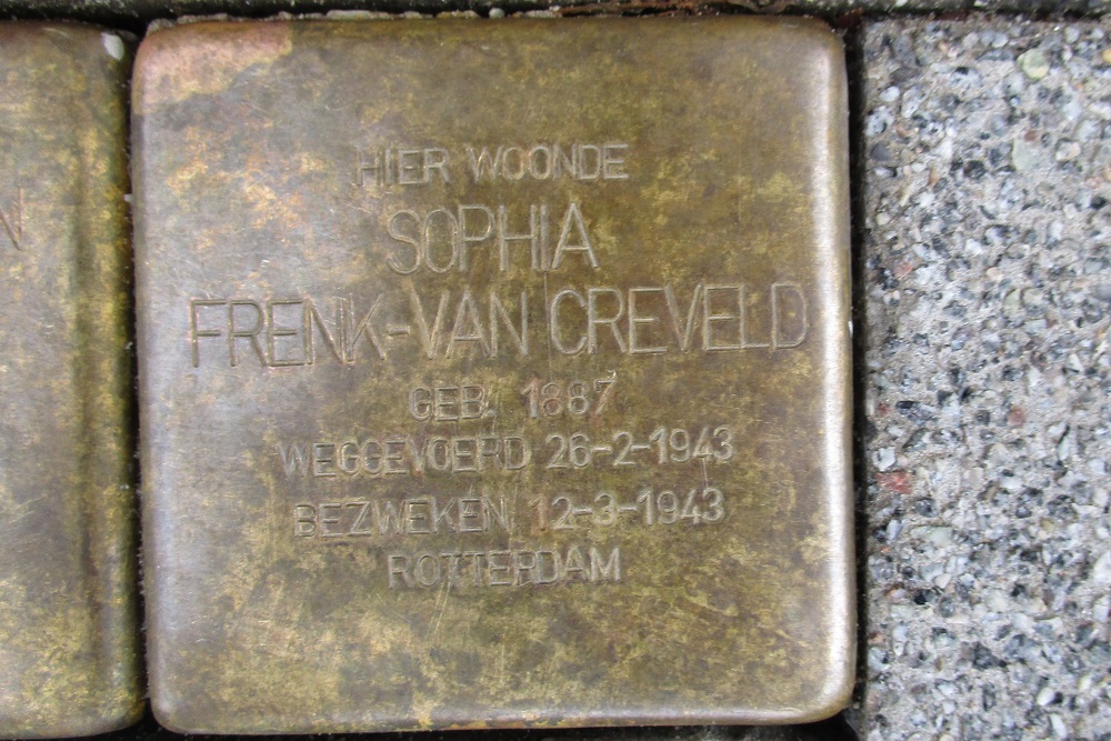 Stolpersteine Heemraadssingel 234 #3