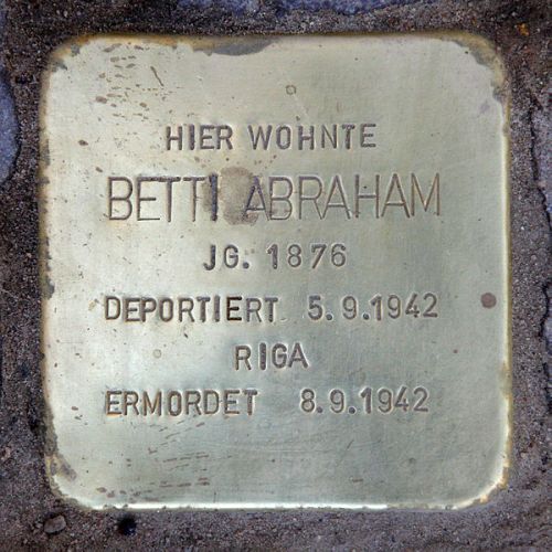 Stolpersteine Emser Straße 16 #2