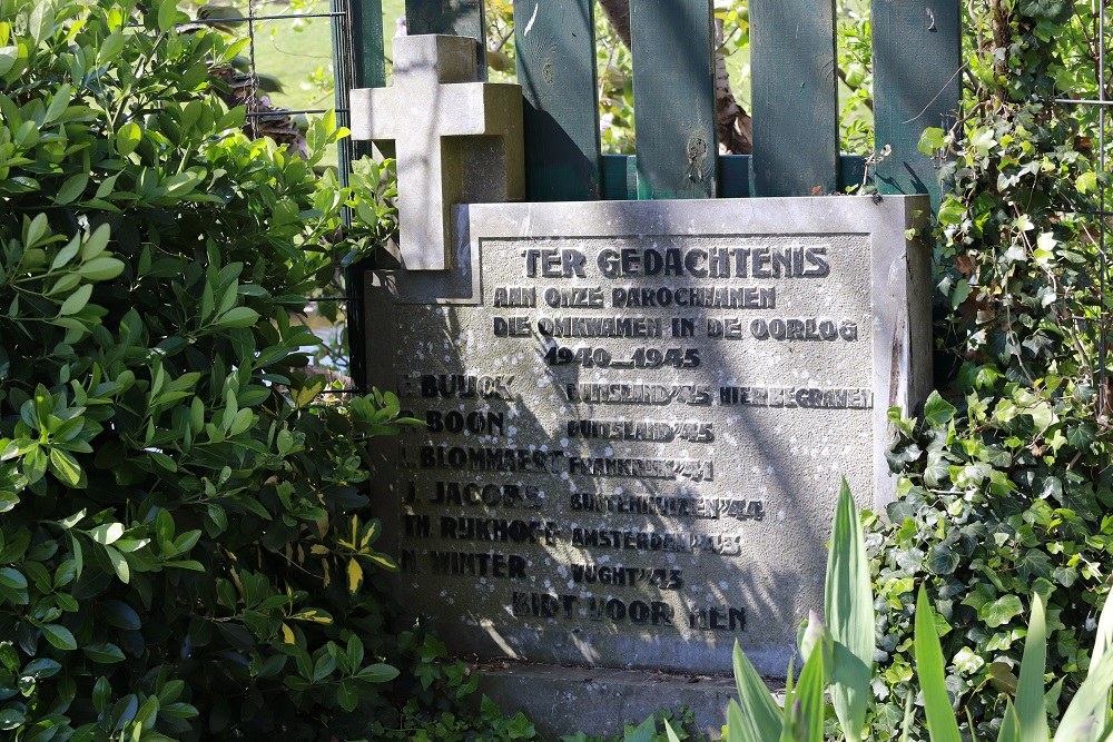 Grave Memorial R.C. Cemetery Assendelft