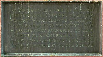 Monument Synagoge Höchst #1