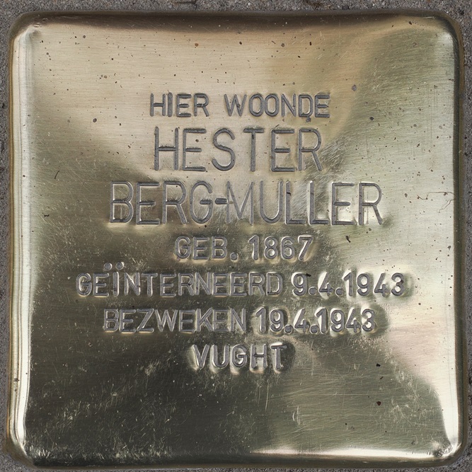 Stolpersteine Noordenbergstraat 67 #3