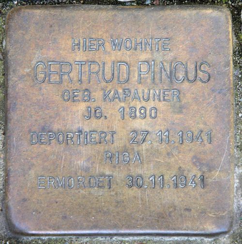 Stolpersteine Windscheidstrae 8 #2