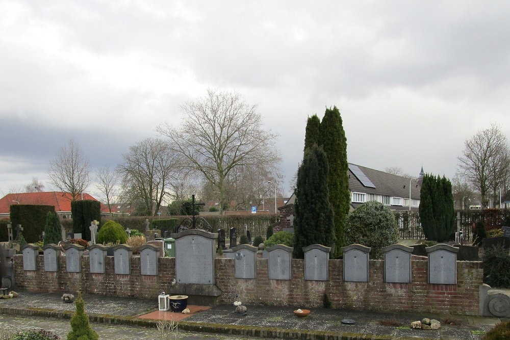 Gezamenlijk Graf Oorlogsslachtoffers Rooms Katholieke Begraafplaats Hasselt Tilburg