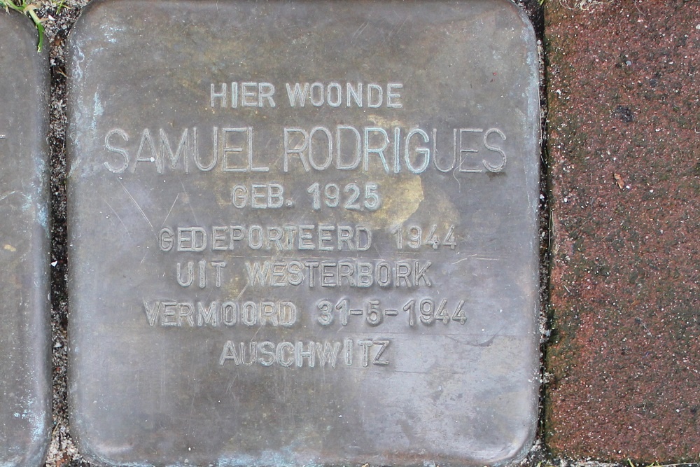 Stolpersteine Eerste Atjehstraat 98 #4