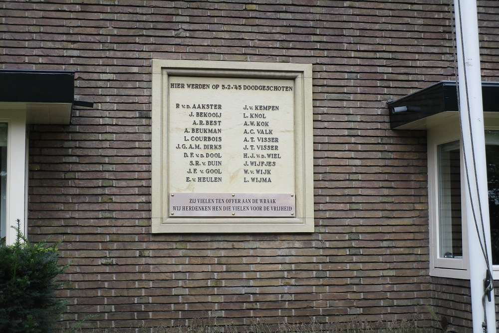 Monument Executies 05-02-1945 Amersfoort #1