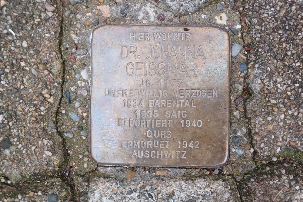 Stolperstein Moltkestraße 6 #1